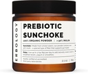 Erbology Organic Sunchoke Powder 2.1 oz - 30 Servings - 50% Prebiotic Inulin Fiber - Supports Gut Health and Promotes Diverse Microbiome - Feed Good Bacteria - Vegan - Gluten-Free - GMO-Free