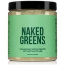 NAKED Super Greens Powder Organic Greens Supplement - Only 10 Premium Ingredients - Vegan, Non-GMO, Prebiotic and Probiotic - 35 Servings