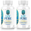 rize labs - LivPure Powered by Nature - Advanced Formula - Pure Support Dietary Supplement for Liver Support, Extra Strength, Vegan, Liver Function Pills (120 Capsules)