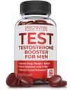 Atlantis Beslenme testosteron (28) Erkekler için Gummies - Erkek Geliştirme, Enerjiyi Güçlendirmek ve Fiziksel Performansı Formula w/Tribulus, Horny Goat Weed, Saw Palmetto, Maca Root - 60 Gummies
