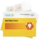 PatchAid B12 Energy Plus Topical Patch | Supports Natural Energy & Focus | 8 Saat Gelişen Absorpsiyon | 60 Gün Supply