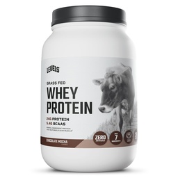 Levels Grass Fed Whey Protein Powder, No Artificials, 24G of Protein, Chocolate Mocha, 2LB