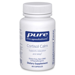 Pure Encapsulations Cortisol Calm - Destekler Cortisol Health & Relaxation - Contains Ashwagandha & L-Theanine - Restful Sleep - 60 Capsules