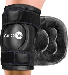 Ice Pack for Knee Pain Relief, Reusable Gel Ice Wrap for Injuries, Swelling, Knee Replacement Surgery, Cold Compress Therapy for Arthritis, Meniscus Tear and ACL, Black