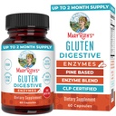 MaryRuth Organics Gluten Enzymes Capsules | Enzyme Supplement for Gut Health Support | Gluten Digestion | & Nutrient Abors | Vegan | Gluten Free | 60 Count