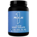 Kural 1 Clear Whey Isolate - 20g All-whey Isolate protein, Over 9g EAAs, 300 mg of Electrolyte Minerals, 90 Calories, Light, Crisp ve Tazeleme Tadı (27 Hizmet, Blue Raspberry)