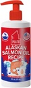 PLATO Wild Alaskan Salmon Oil Kibble Topper - Boost Dog Food with Omega 3 & 6 Fatty Acids - For Healthy Skin & Coat - 8 ounces