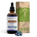 Tribe Bilberry Meyve USDA Organik | Alkol Özgür Tür, Yüksek Lisans Herbal Drops, Vizyon | %100 sertifikalı Organik Bilberry (Vaccinium Myrtillus) Meyve 4 ozzz