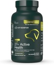 Vetri Science Senior 27+ Active Health Chewable Tabletler, Canine Plus Daily Multivitamin Kıdemli Köpekler, Dengeli Vitaminler, Mineraller ve Antioksilar, Aging ve Wellness Desteği, Veggie, 60 Counting and Wellness Support, Veggie, 60 Count