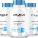 (3 Pack) VitalFlow Capsules, VitalFlow Advanced Prostate Support Formula, Resmi Doğal Formula Yeniden Kontrole Geri Döndürme, Yaşam Akış Yorumlar (180 Capsules)