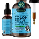Animal Essentials Colon Rescue for Dogs & Cats - Constipation Relief, Stool Softener with Slippery Elm, Marshmallow Root, Licorice Root - 1 Fl Oz