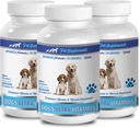 Dog Muscle Builder Supplements - Köpekler için Ultra Vitaminler - Chews - Güçlü Formula - Mineral Kompleksi - Köpekbalığı Chews - 270 Tedaviler (3 Şişeler)