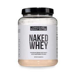NAKED Whey Chocolate Peanut Butter Protein Toz, Grass Fed Whey, No GMO, No Soy ve Gluten Ücretsiz. Yapay, Yardım Büyüme ve Kurtarma - 21 Hizmetler