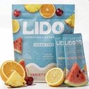 LIDO Electrolyte Powder Packets — Zero Sugar Hydration Drink Mix Packets with Trace Minerals & Sea Salt — Vegan, Keto, Paleo & Fasting Friendly — Variety Pack for Replenishment & Energy, 28 Sticks