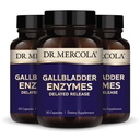 Dr. Mercola Gallbladder Enzymes - Gallbladder & Digestive Health Support - Pancreatic Protease, Amylase & Lipase - Non-GMO, Gluten-Free & Soy-Free - 90 Gecikmiş Paylaşım Kapsülleri (90 Hizmetler)