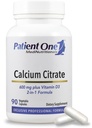Hasta Oneuba Citrate Plus Vitamin D3 | Kemik ve Kalp Sağlığını Desteklemek için Tamam * | Geliştirilmiş Abhidrorps | 90 Capsules