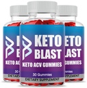 (3 Pack) Blast Hua Gummies, maksimum Kuvvet, Original Keto Blast Gummy, Advanced Formula, 3 Ay Supply