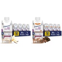 Max protein Beslenme Shake'yi 30g proteini, 1g Sugar, High Protein Shake, French Vanilla & Cafe Mocha, Liquid, 11 fl oz (Brook of 12)