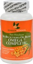 Seabuck Wonders Sea Buckthorn Oil Blend - 500 mg - Omega 7 Complete - Natural - Gluten Free - 120 Softgels (Pack of 2)