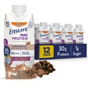 Max protein Cafe Mocha Beslenme Shake | 30g protein, 1g Sugar, 4g Fiber Mix | 12 Pack