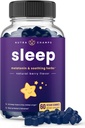 NutraChamps Sleep Gummies for Yetişkinler & Çocuklar | Melatonin Gummies with Chamomile, Valerian & L Theanine | Çocuklar ve Yetişkinler için Güvenli ve Etkili | Vegan Çocuklar Melatonin 3 mg, 1.5 mg veya 6 mg