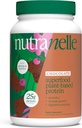 Nutranelle - Bitki bazlı Protein Tozu - 30 Hizmetli 25 g Vegan Protein Toz - Superfoods & Amino Asits - Zero Sugar - Mixed Rice & Pea