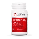 Protokol D3 2,000 IU - Immune Support, Sağlıklı Kemikler ve Dişler - 120 Softgels