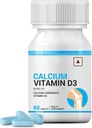 Erkek Kadınlar Için Gıda ve Vitamin D3 Tabletleri | Kemik ve Ortak Destek için Gıda Karbonat Tamamı - 60 Tablet ( 1, 60)