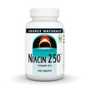 Source Naturals Niacin 250n Vitamin B-3-250 Tabletler