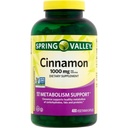 Spring Valley Cinnamon Diyeter Supplement, 1000 mg, 400 Vegetarian Capsules - Metabolism Desteği. Style içerir.