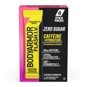 BODYARMOR Caffeinated Flash I.V. Electrolyte Packets - Dragonfur Berry - Zero Sugar Energy Drink Mix, Single Serve Packs, Hydration for Pre Workout, Travel Essentials, Active Lifestyle (6 Count)