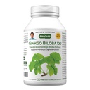 ANDREW LESSMAN Ginkgo Biloba 120 mg - 180 Capsules - Oksijen ve Nutrients Akışını Beyini Yakıt Etmek için Standartlaştırılmış Tür. Beyin, Hafıza ve Bilişsel Fonksiyonları Destekler. Katkı yok
