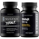 Nugenix Temels Shilajit ve Erkekler için Total-T testosteron ATM