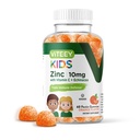 Çocuklar için Viteey Bora 10mg, C & Echinacea - Immune Support, Güçlü Doğal Antioksi, Çocuklar Çinko Vitamin Tamam - Vegan, Gelatin Free - Tasty Chewable Orange Flavor Gummy