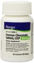 Perrigo Ferrous Gluconate Green Tabletler, 324 mg, 100ct (3 Pack)