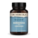 Dr. Mercola Biothin Berberine ile Kromium - Sağlıklı Metabolik Fonksiyonlar - Gelişmiş Absorpsiyon - Non-GMO, Gluten-Free & Soy-Free - 30 Capsules (30 Hizmet)
