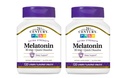 21. Yüzyıl, Melatonin Quick Dissolve Tabletleri 10 mg, White, Cherry, 120 Kont (Pack of 2)