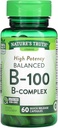 Nature's Truth High Potency Balanced B-100 B-Complex, 60 Count (Pack of 3)