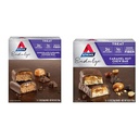 Atkins Endulge Chocolate Caramel Mousse Bar 5 Count ve Caramel Nut Chew Bar 5 Count