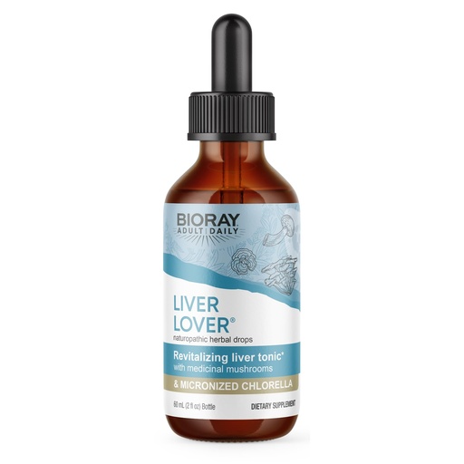 BIORAY Daily Liver Lover - 2 fl oz - The Liver & Adrenals - Non-GMO, Vegan, Gluten Free