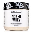 NAKED Vanilla Whey Protein 1Lb, Sadece 3 Malzemeler, All Natural Grass Fed Whey Protein Toz + Vanilla + Coconut Sugar- GMO-Free, Soy Free, Gluten Free. Aid Muscle Büyüme, 12 Hizmet