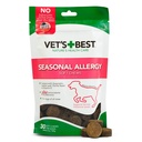 Vet's Best Seasonal Allergy Soft Chew Dog Supplements, Soothes Dogs Skin Irritation Due to Seasonal Allergies, 30 Day Supply