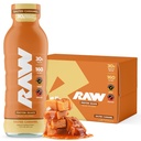 RAW Ready-to-Drink protein Shake, Salted Caramel - RTD proteini Post-Workout için Grass-Fed Whey proteini Isolate - Zero-Sugar & Gluten-Free Meal Change Drink & Breakfast Shake, 12 Fl Oz Oz
