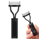 Eyelash Comb Broken, Arc Tasarlanmış Lash Definer Comb Makyaj Mascara Comb Applicator With Cover, Eye Cosmetic Brush Tool (Black)
