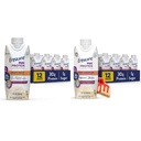 Max protein Beslenme Shake'yi 30g protein, 1g Sugar, High Protein Shake, Creamy Peach ve Cherry Cheesecake Çeşitli Paketi, 11 fl oz, 12 paket