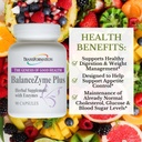 TRANSFORMATION THE GENESIS OF GOOD HEALTH BalanceZyme Plus for Women & Men, with Garcinia Cambogia and Enzyme Blends for Healthy Digestion, Gut Health, 90 Capsules