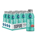 Isopure Zero Carb 32g Clear Protein Ready-to-Drink, Whey Protein Isolate, Blue Raspberry, 12 Pack (Pazar Mayıs Vary)