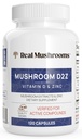 Gerçek Mushrooms çinko ve D2 Capsules - Organik Chaga ve Reishi Mushroom Extracts - Genel Wellness Desteği için Vitaminler - Vegan, Non-GMO, Gluten-Free – 120 Kont Mushroom Supplement
