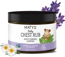 Matys Baby Chest Rub, Soothing Congestion Relief Vapor Rub for Babies 3 Months Old +, Clean & Comforting Eucalyptus, Lavender, & Chamomile for Sleep, Non-GMO, Petroleum Free, Menthol Free, 4.5 oz Tub