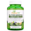 SuperGreens - Spirulina, Chlorella, Wheatgrass + Daha Fazla - Nutrient-Packed Green Assembly